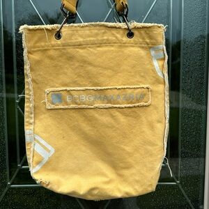 BCBG max Azria tote EUC yellow